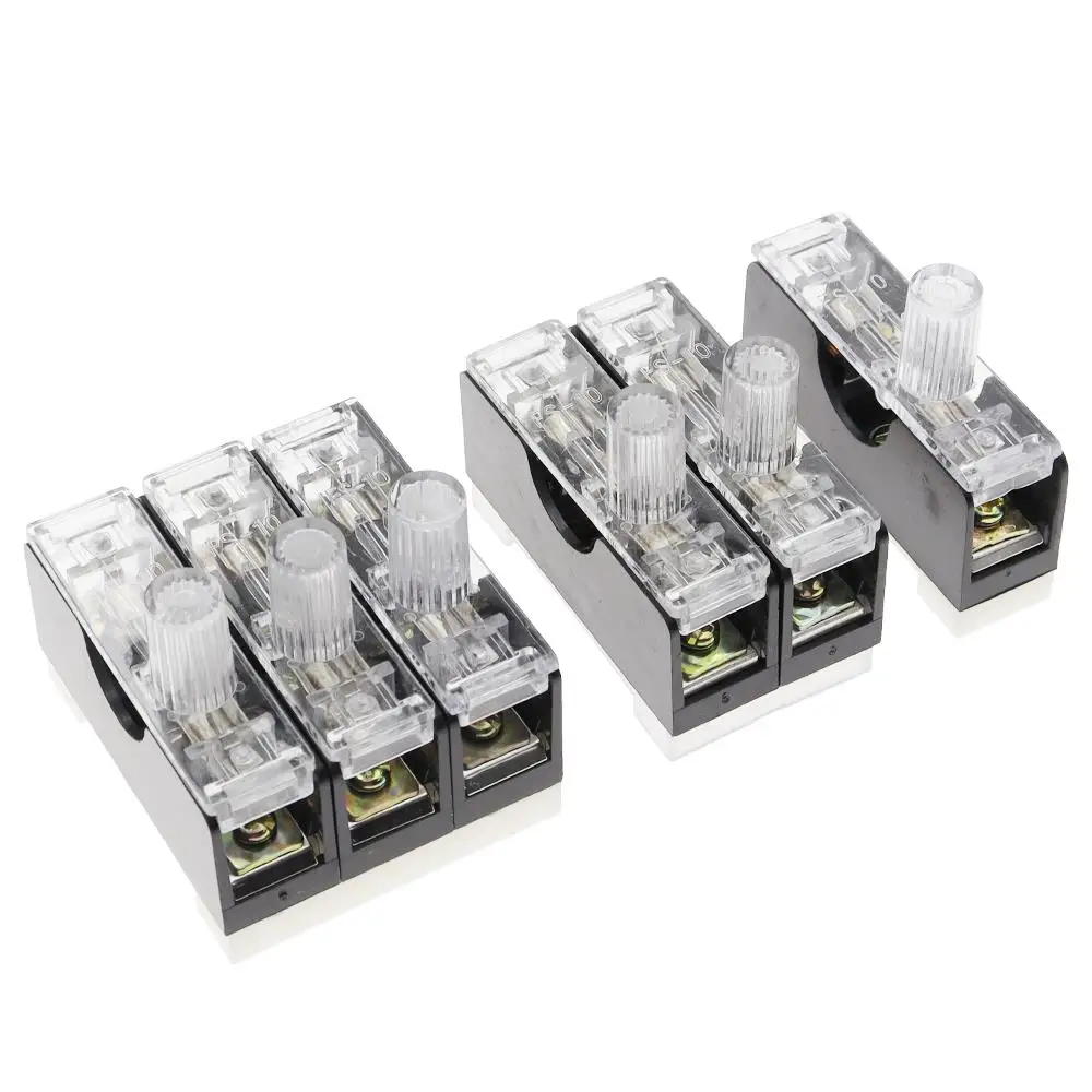 6*30mm 220V 10A Glass Fuse Holder FS-101 FS102 FS103 Din Rail Type Mount Single Pole 6*30 Tube Fuse Casing Box A2