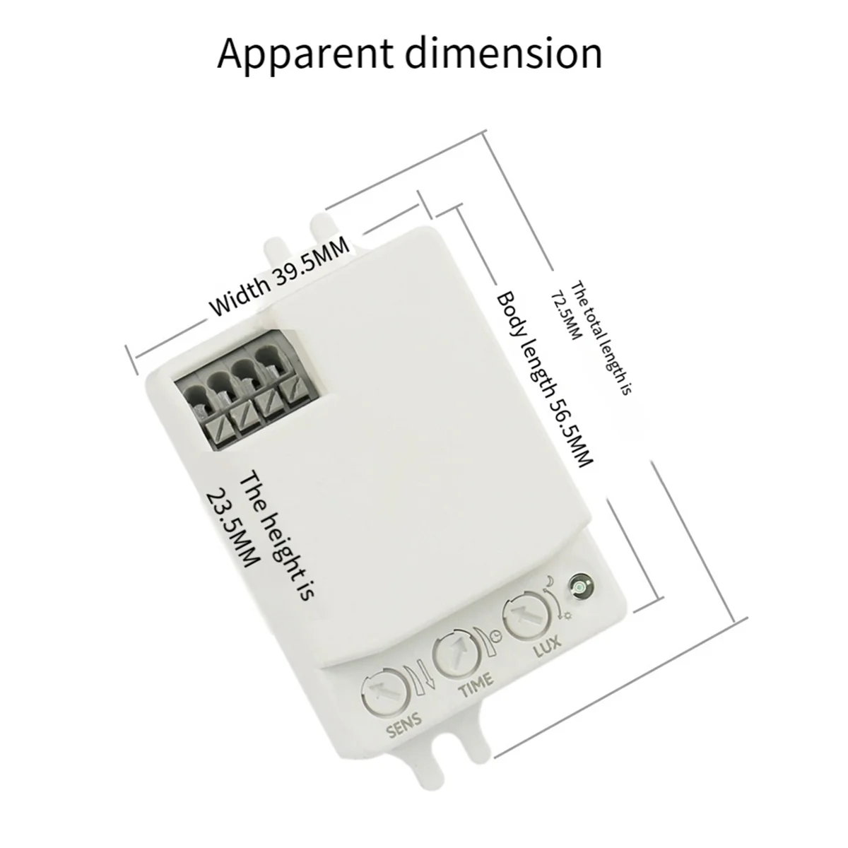 L67A Pro 5.8GHz Mini Microwave Radar Motion Sensor Switch AC85-265V Intelligent Human Body Sensor Switch Motion Light Switch