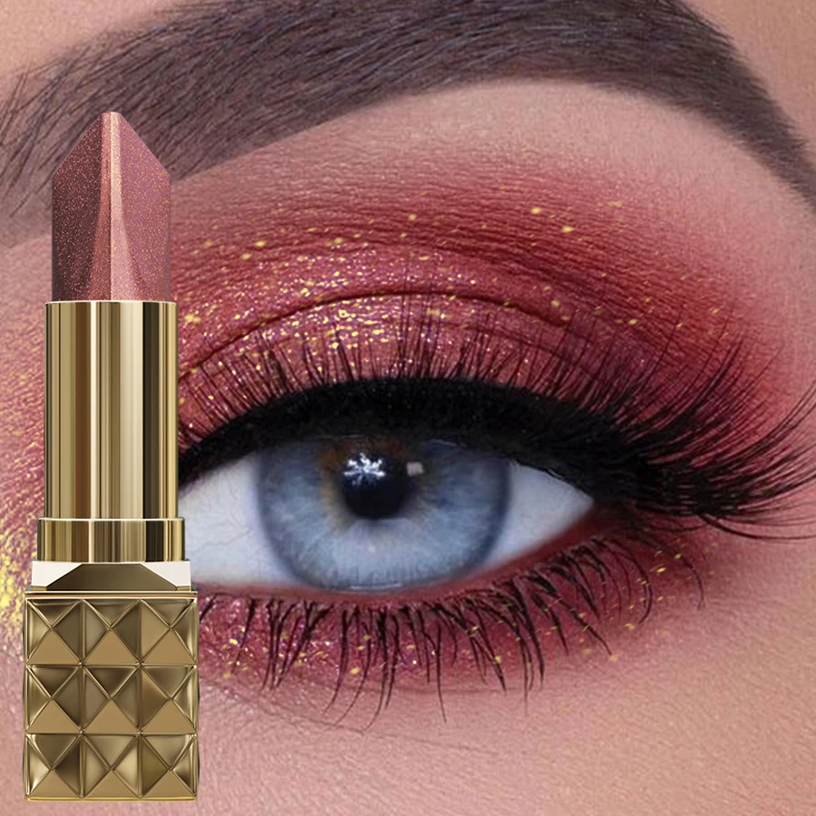 1개입 투톤 그라데이션 아이섀도우 스틱 펄 쉬머 컨투어링 아이섀도우 펜슬 한국 메이크업 여성용 선물 화장품 뷰티