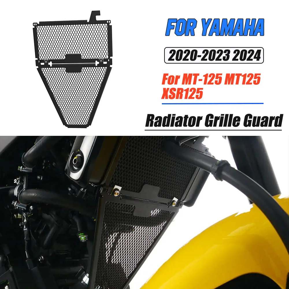 

Motocycle Radiator Grille Cover Water Tank Guard Protection FOR Yamaha MT-125 MT125 XSR125 2020 2021 2022 2023 2024