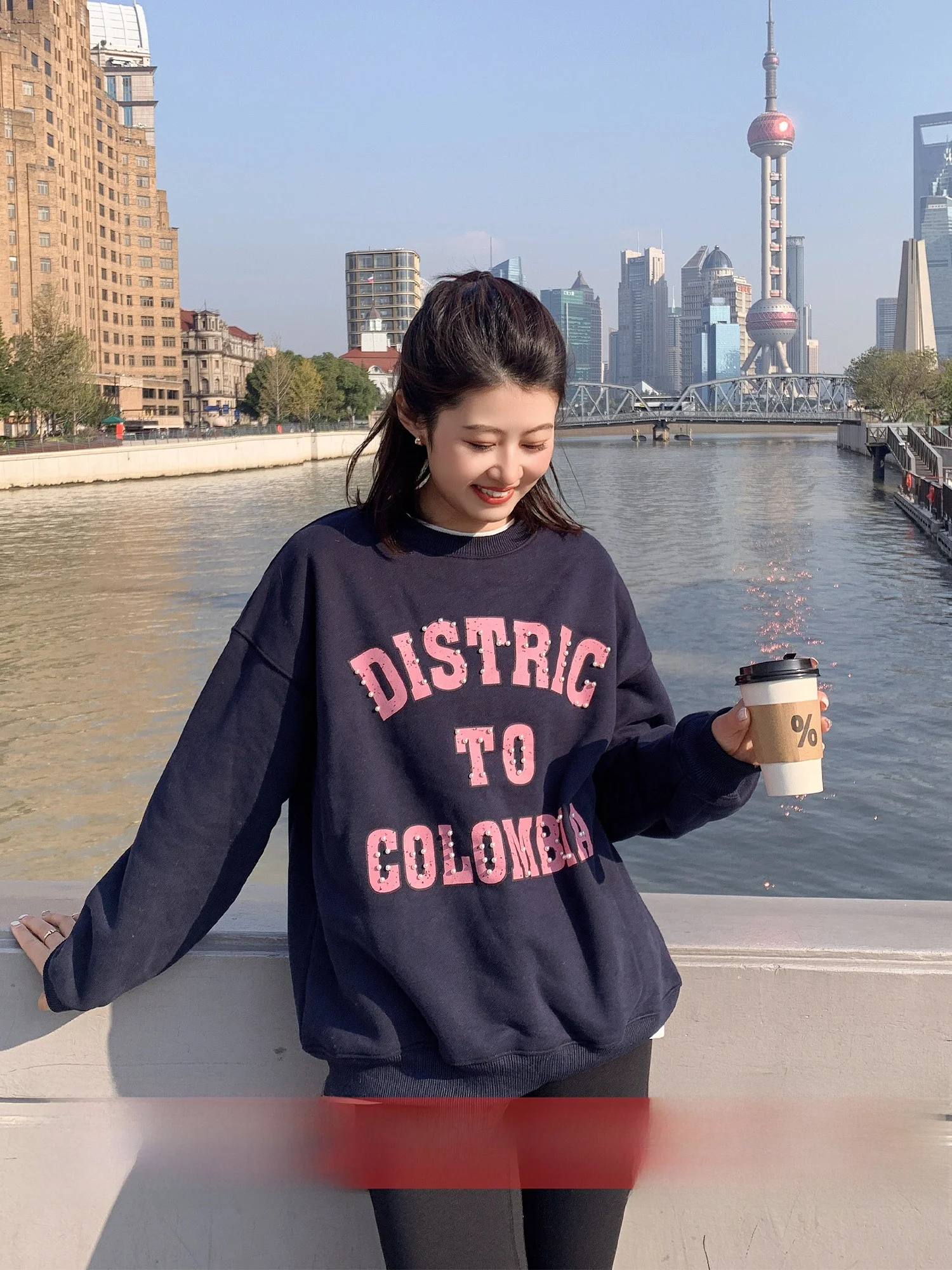 

Женская толстовка с капюшоном на флисовой подкладке, с буквенным принтом, повседневная, свободного кроя, с круглым вырезом, длинными рукавами, из смесового полиэстера и хлопка