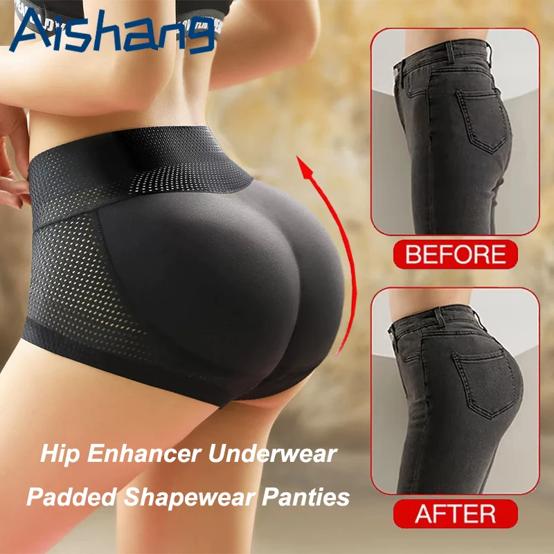 Butt Lifter Body Shaper Panties Hip Pads Shapewear Push Up Booty Enhancer Control Panties Invisible Underwear Fake Ass For Women