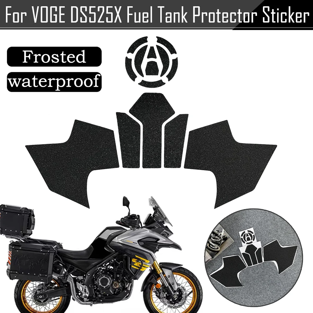 

For VOGE DS525X DS 525X 525DSX 525 DSX Motorcycle Modified Non-slip Sticker Fuel Tank Side Guard Cap Decal Accessories