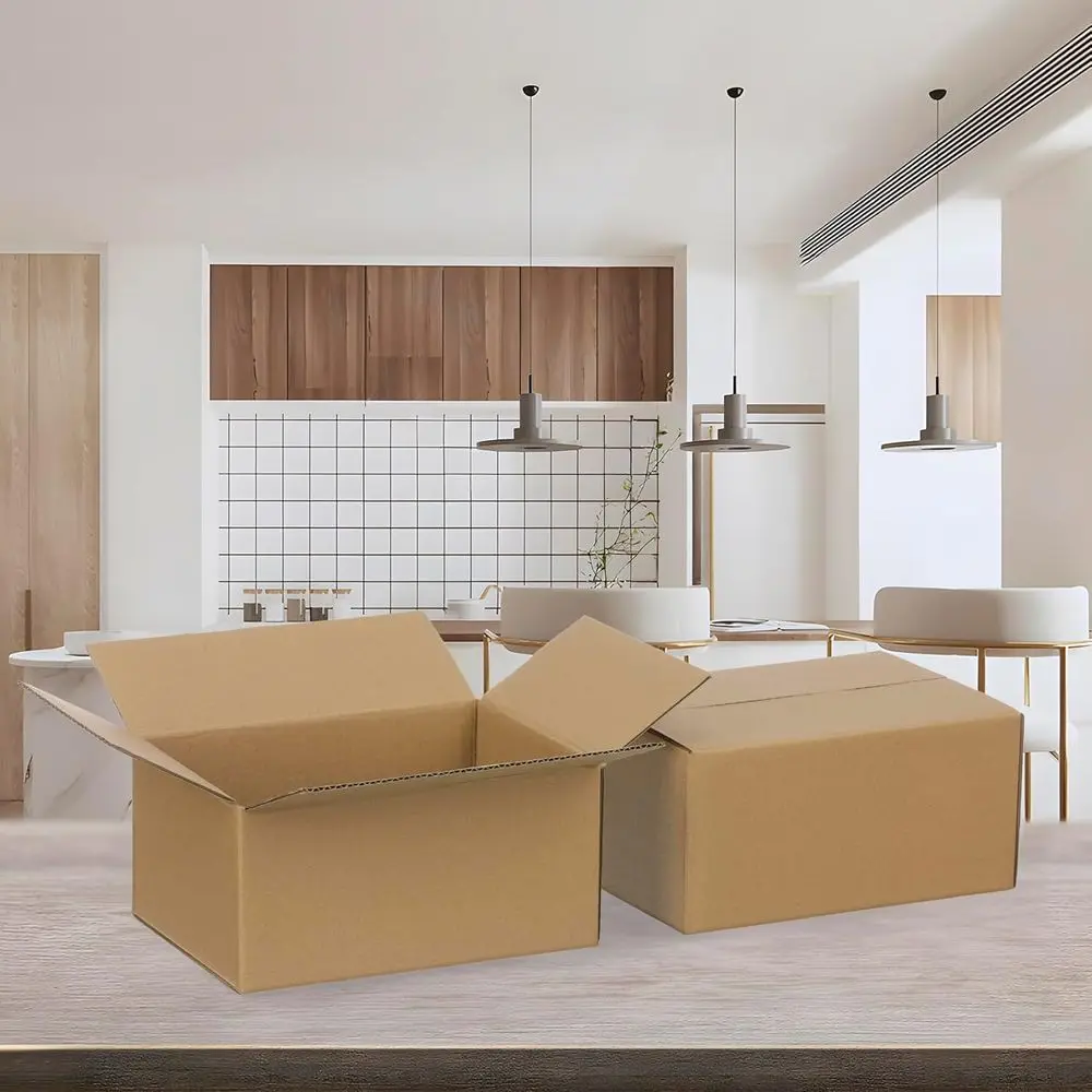 100 Pack Small 8x6x4 Inch Cardboard Shipping Boxes for Mailing and Packing