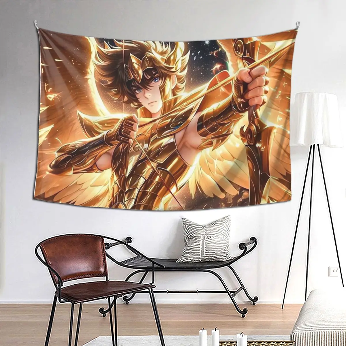 

Гобелен «Рыцари зодиака», забавный настенный гобелен, эстетическое украшение для дома, гобелены для гостиной, спальни, комнаты в общежитии