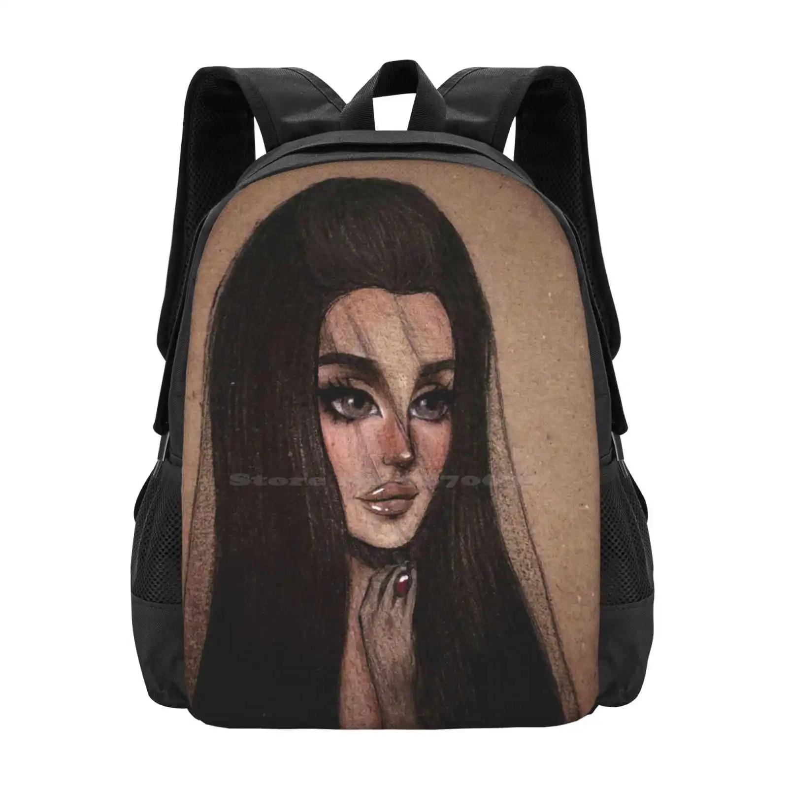 

Black Beauty Is Most Beautiful Hot Sale Schoolbag Backpack Fashion Bags Action Pretty Sketch Life Aesthetic