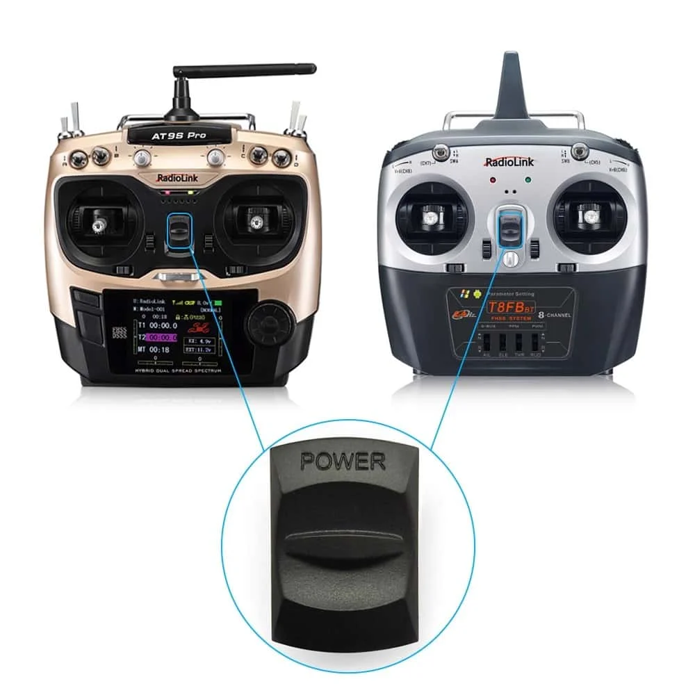 RadioLink Power Switch for T8FB/AT9S Pro/AT10II Remote Control Rocker Switch/power Button