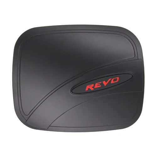Para Toyota Hilux REVO 2015 protección Exterior cubierta de tanque de combustible coche negro mate cubierta de Gas accesorio de automóvil para Hilux REVO 2015-2020