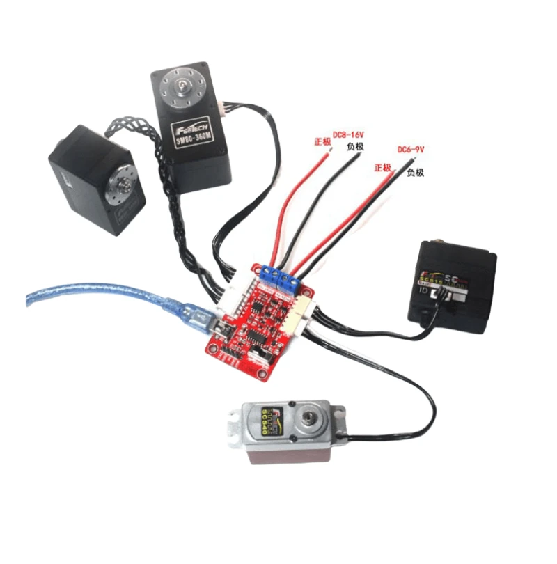 3PCS Feetech FE-URT-1 Multifunktions-Seriell-Port-Signalkonverter USB/URAT zum SMS-Servo (RS485) und SCS-Servo (TTL)