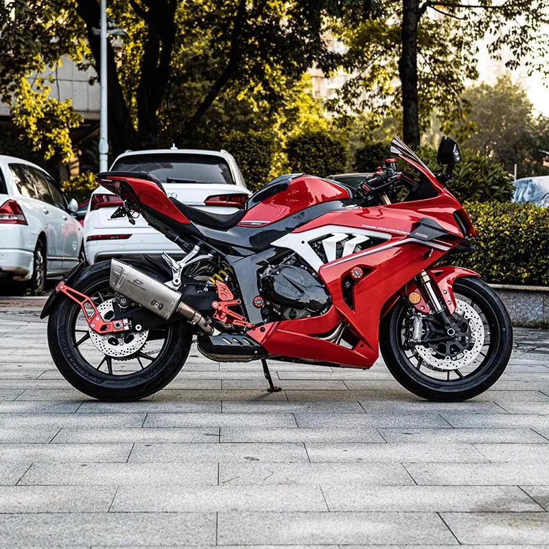 Carbon Fiber Parts FOR QJMOTOR SRK 800 600RS SRK800 SRK600RS 800RR Fairing Spoiler Engine Brake Disc Frame Exhaust Tank Cover