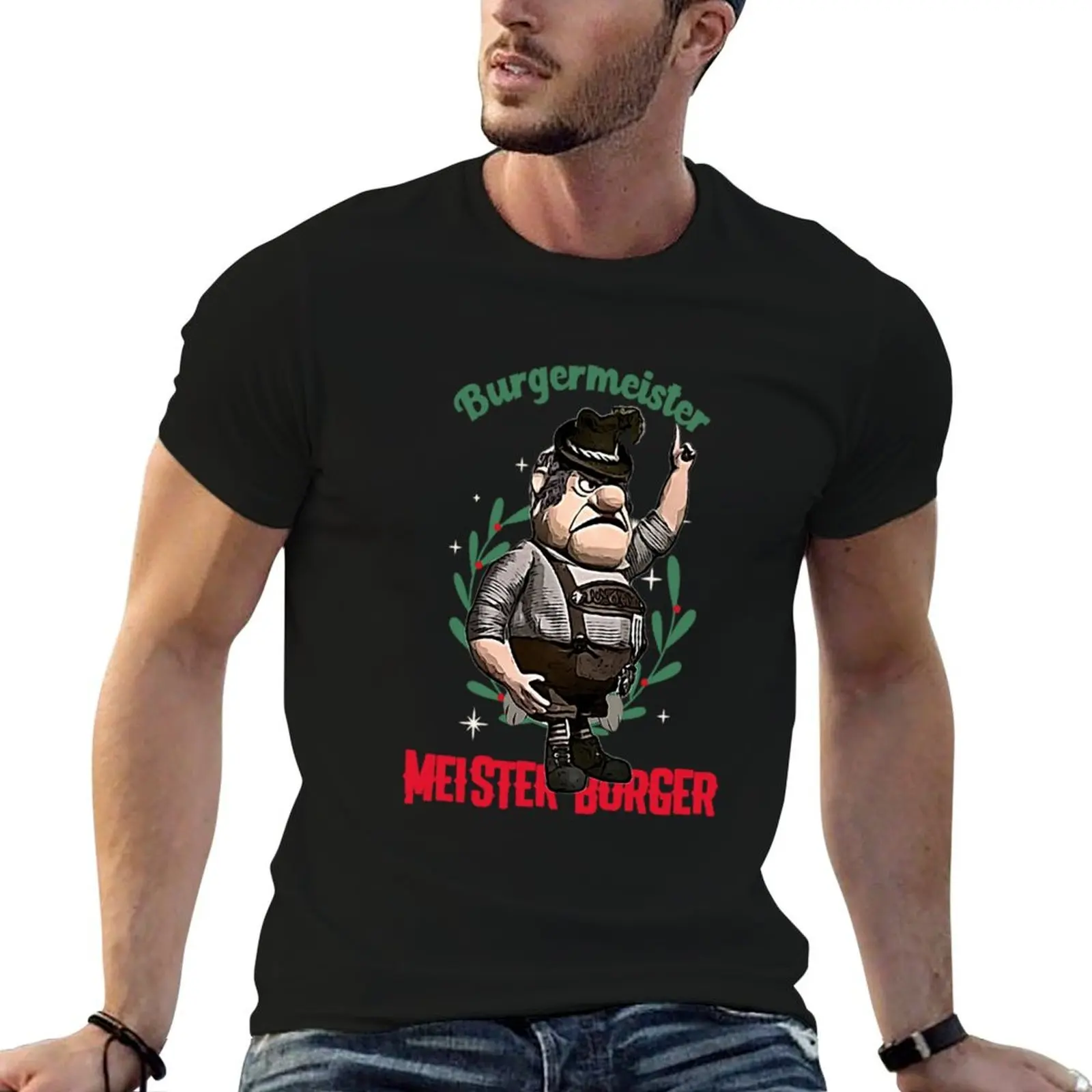 Burgermeister Meister Burger German Le T-Shirt Daily Wear Plain Short Sleeve Shirt