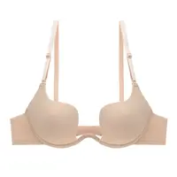 Sujetador espaciador en forma de U para mujer, ropa interior fina y transpirable, sujetadores push-up con espalda descubierta, lencería cómoda y elegante sin costuras, Bralette