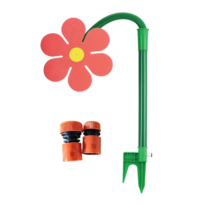 

【Superdeals】Watering Sprinkler Flower Shape Crazy Spin Sprinkler 720 Rotating Water For Yard Lawn Watering Irrigation Tool