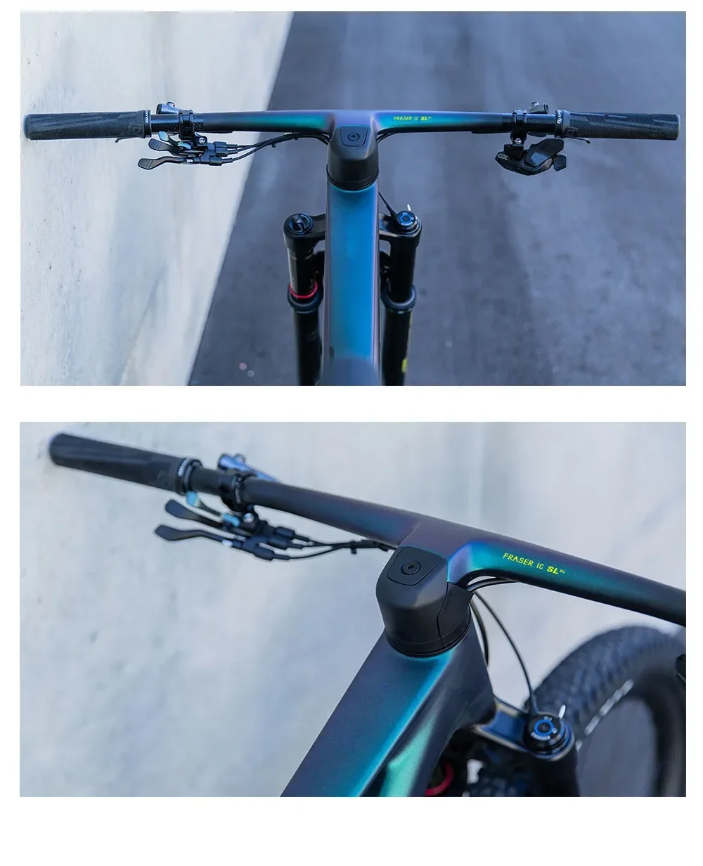 SYNCROS FRASER IC SL WC Chamäleon für Sparks Frame -20 ° Full Carbon Fiber Integrated Cockpit MTB-Lenker Titanschrauben – Detail 12