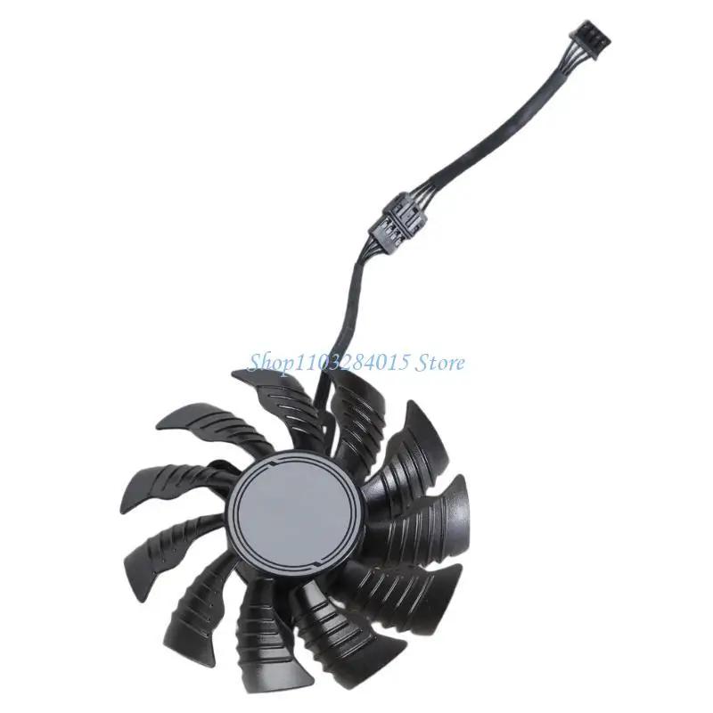 R6FF 82MM Graphics Card Cooling Fan T129215BU 4pin DC12V for For 3070TI 3080 3090 Optimaled Performances in PC GAMING