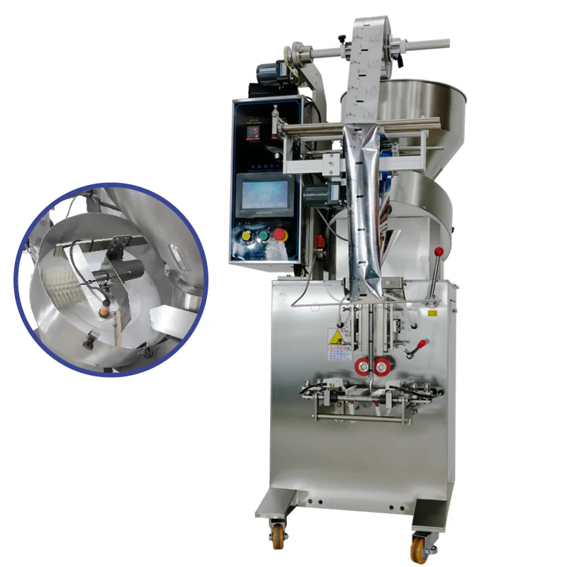 Sale Price Pouch Packaging Machine for Food Washer Hardware Candy Sugar Bolt Nuts Screws Quantity Counting Sachet Bag Paper