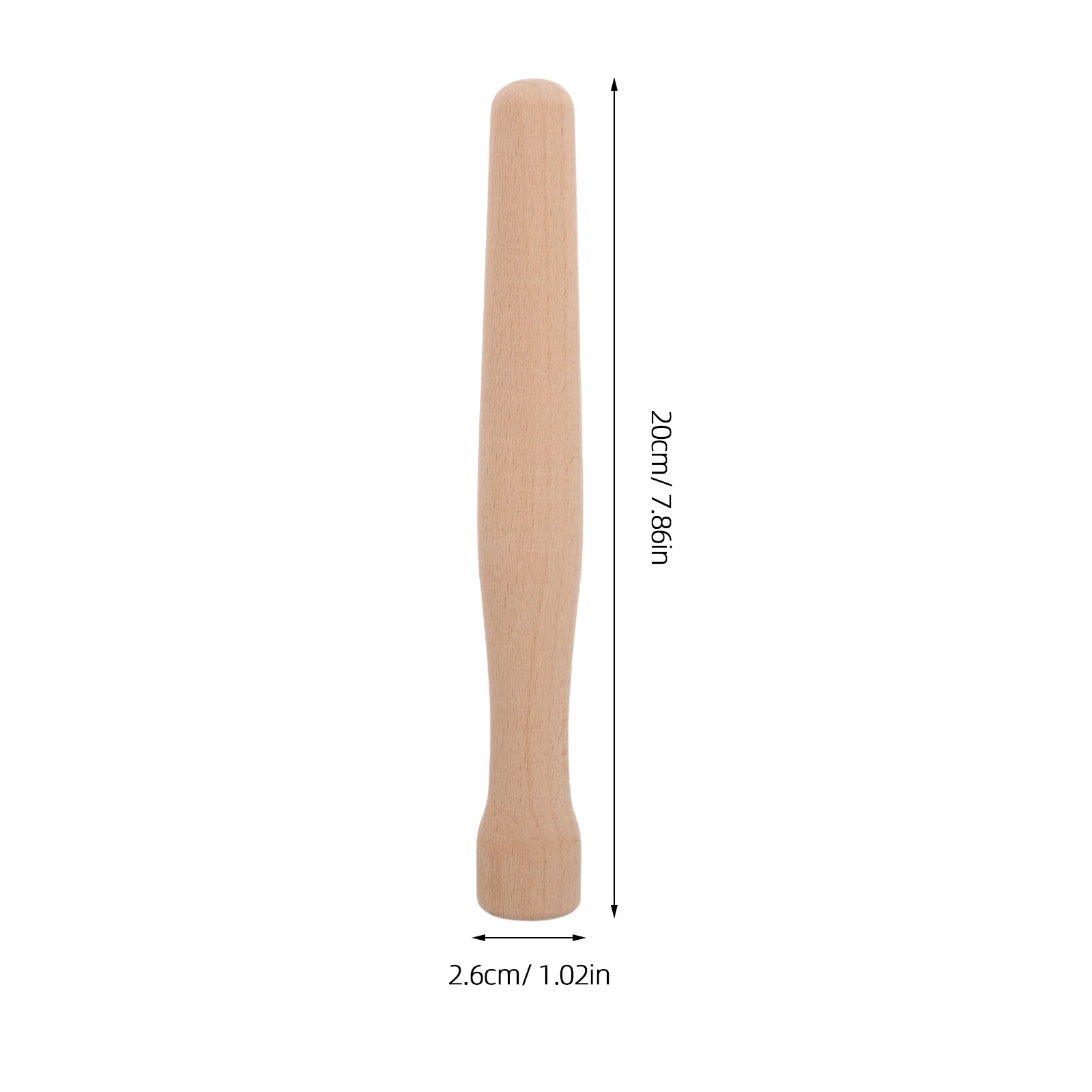 1pcs Wooden Cocktail Muddler Solid Wood Fruit Press Stick For Mojitos Lemonade Bar Tools Muddling Tool Beverage Accessories