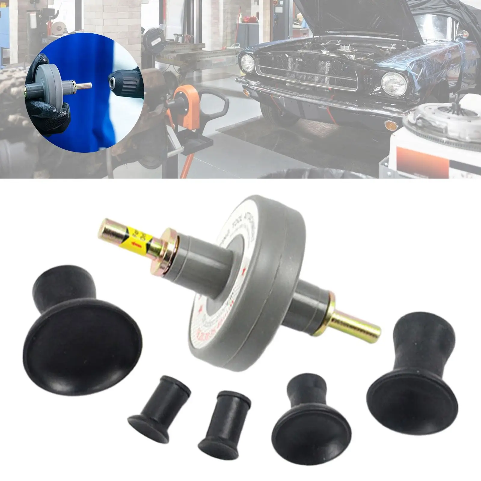 

6Pcs Valve Lapping Tool Kit Accessories High Performance Small Engine Valve Lapper Kit Auto Motorcycle Suction Cups Vehicles