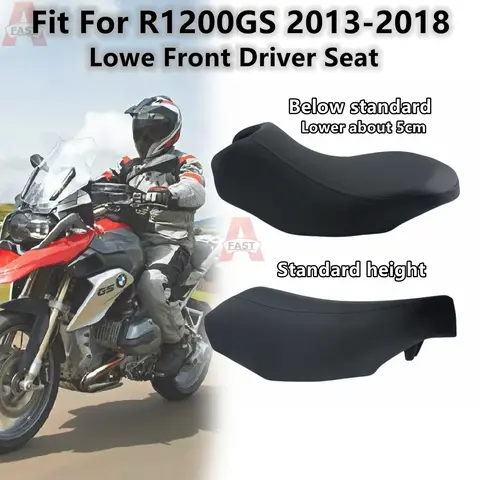 BMW R1200GS 어드벤처 2013 - 2019 R1200 GS R 1200 GS 2014 2015 2016 17 용 오토바이 로우 프론트 드라이버 시트 십억 쿠션
