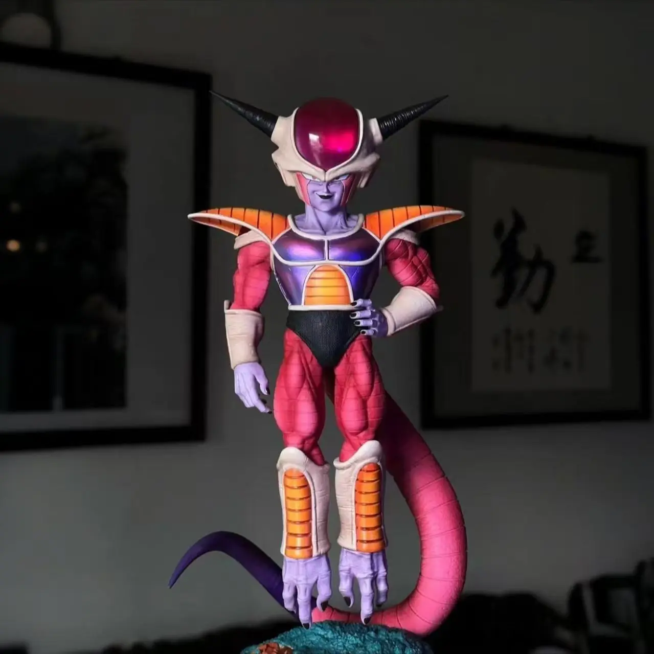 23 センチメートル/19 センチメートルアニメドラゴンボール Z フリーザフィギュアアクションフィギュア第二形態フリーザ GK PVC コレクションモデルおもちゃギフト