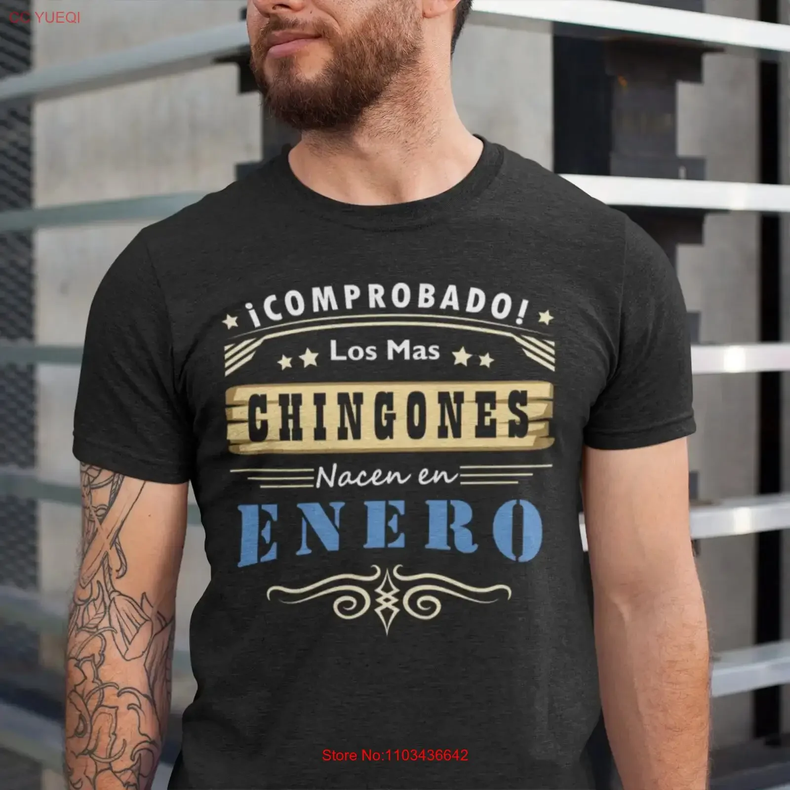 Camiseta de Hombre Personalizada Cumpleaños Los Mas Chingones Nacen en Abril T Shirt Todos Meses vintage Washed Stylish