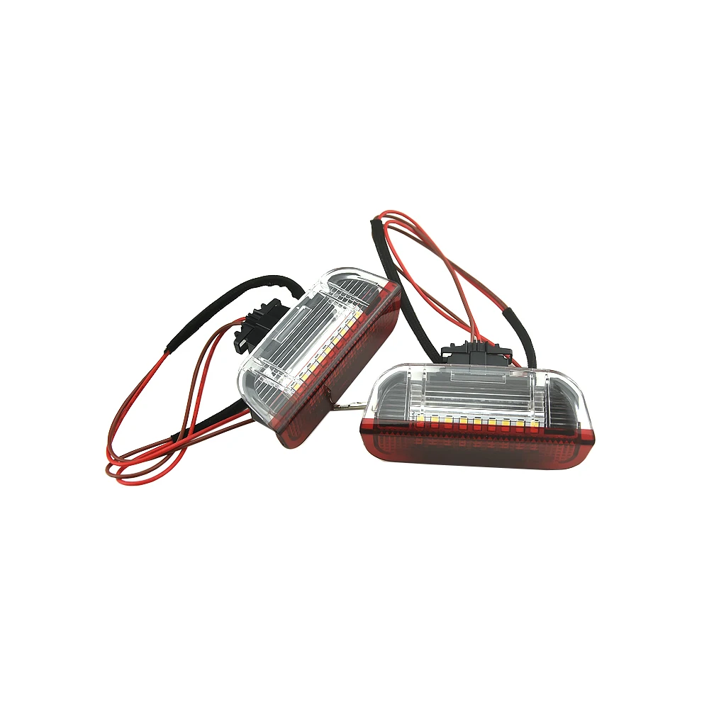Car Styling 2PC LED Car Door Light For VW Golf Plus 2005 2006 2007 2008 2009 For VW Jetta Projector Welcome Light Accessories view 6