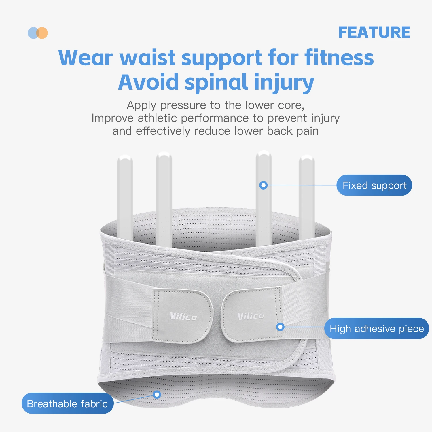 Fitness Back Brace Support Belts Sweat Belt Trainer Trimmer Musculation Abdominale Sports Waist Support Lumbar joint Protector