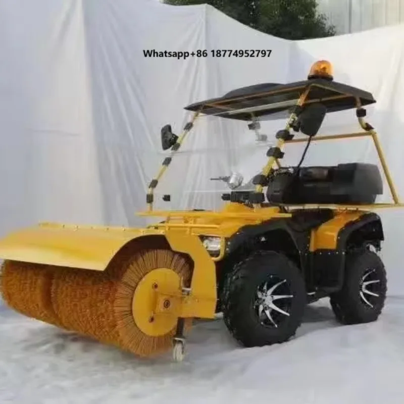 Small  Snowplow Road Snow Removal Machine Tractor Front Mounted Snow Thrower Blowers Traktor Machine Snow Blower