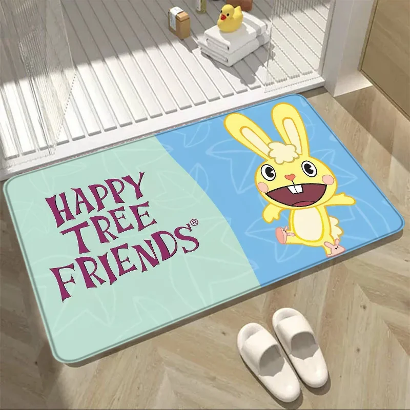 

Room Carpet Doormat Happy Tree Friends Hallway Foot Rugs Gaming Floor Mat Pets Rug Bathroom Mat Kitchen Home Decor Birthday Gift