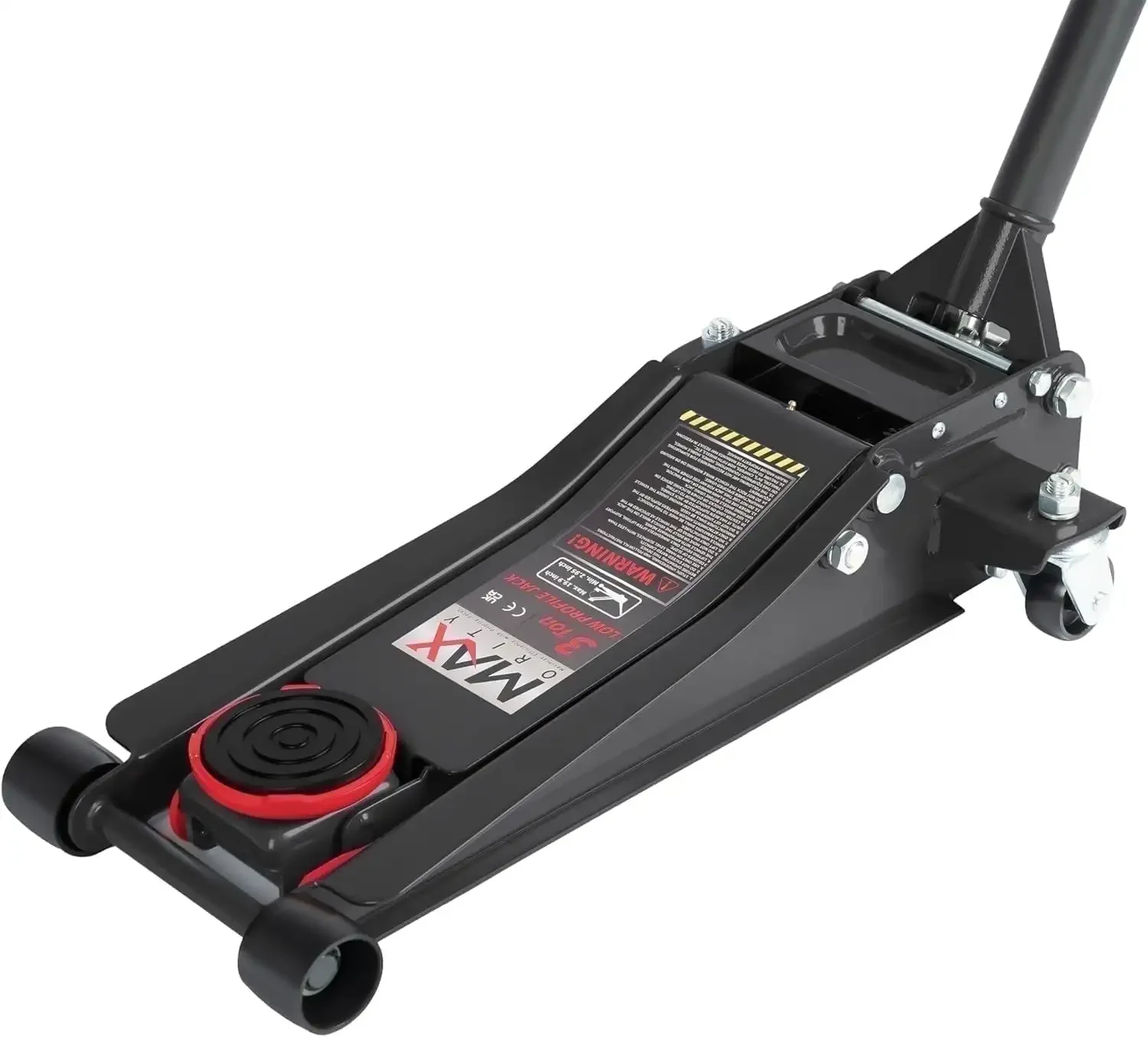 

3-тонный сверхмощный низкопрофильный профессиональный напольный домкрат с двойным поршневым насосом