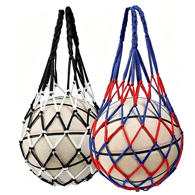 Basketball Net Bag Thick Woven Net Basketball Storage Durable Nylon Training Net Bag for All Kinds of Balls