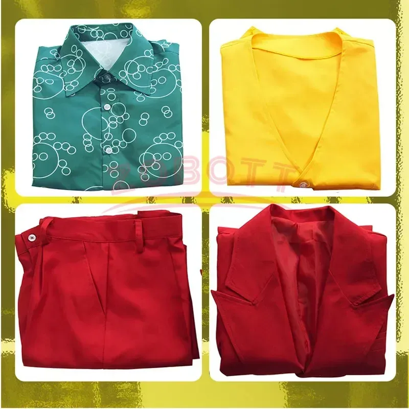 شعر مستعار للجوكر مناسب للبالغين لحفلات الهالوين وحفلات الكرنفال وأداء المسرح والمهرج التأثيري