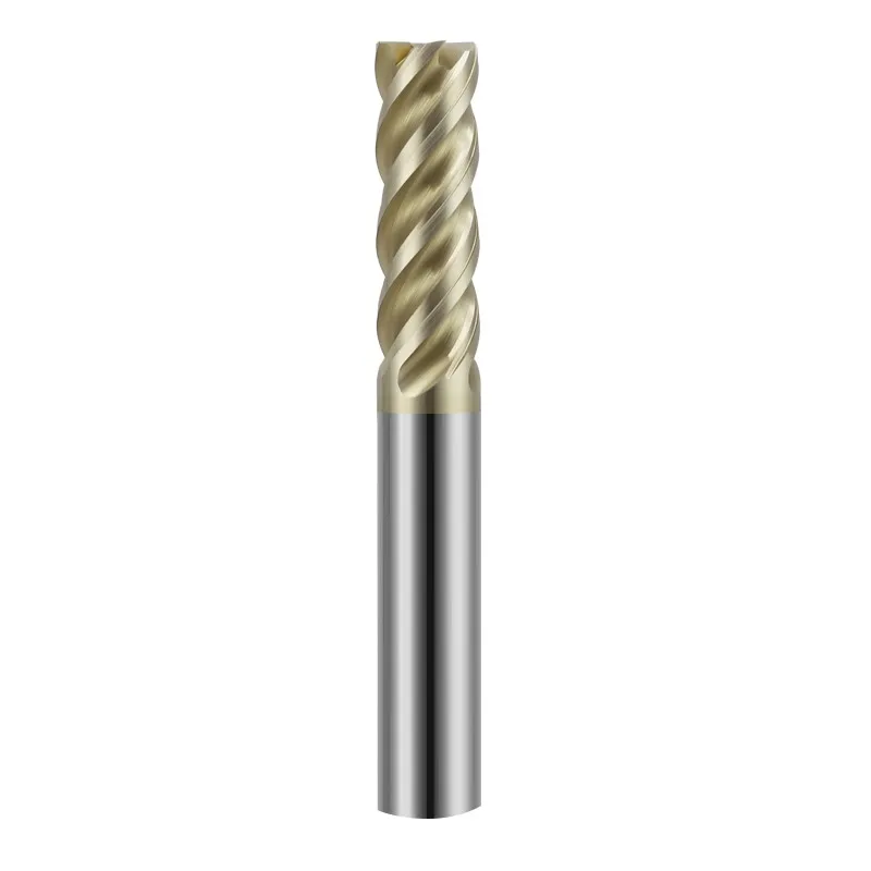 GAMONT HRC68 4F Tungsten Steel Unequal Division Stainless Steel Milling Cutter High Hardness Seismic Resistant CNC Flat End Mill