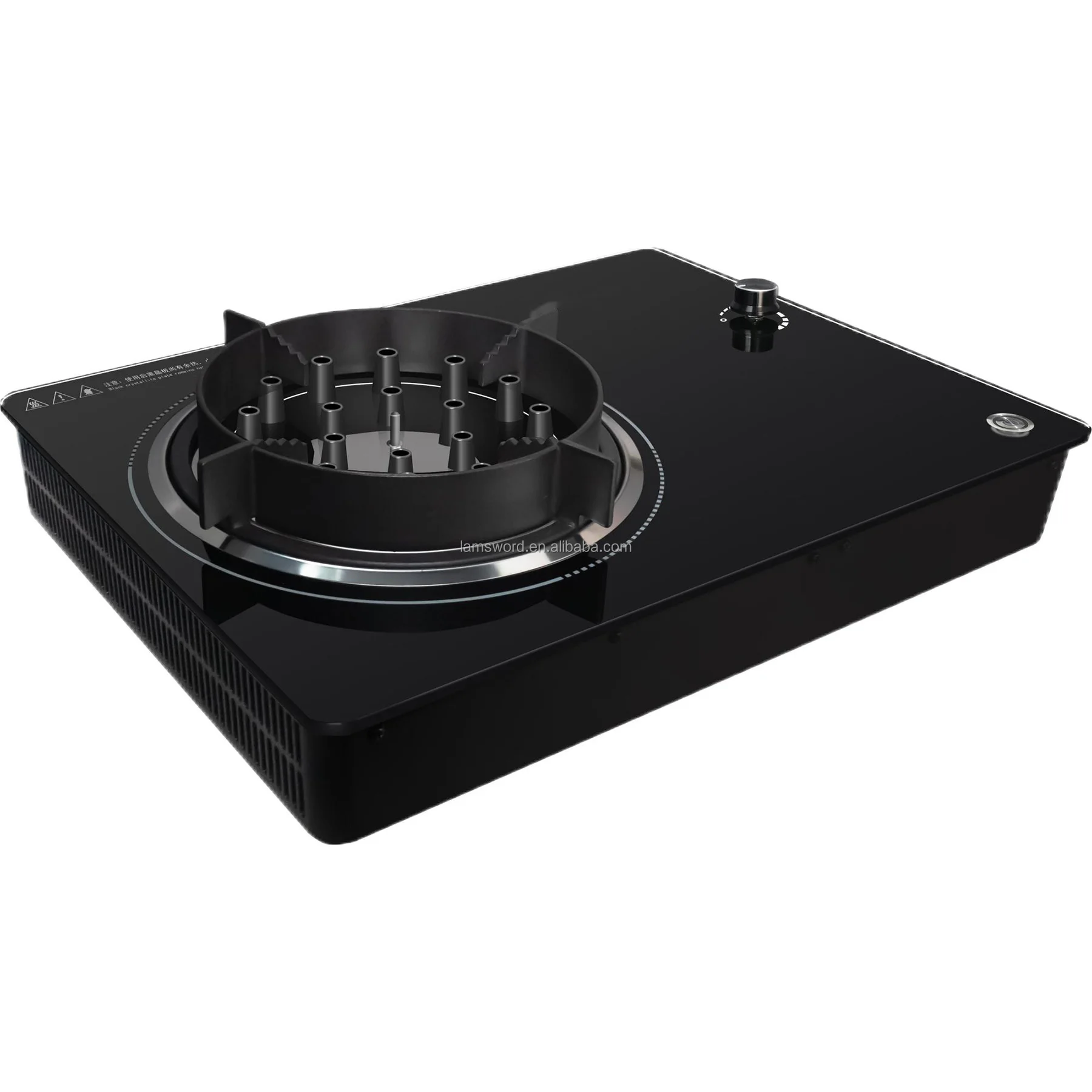 Solar Thermal Energy Source 1-Burner Electric Flame Cooker for Home Kitchen Gas-Free Cooktop for Eco-Friendly Kitchen