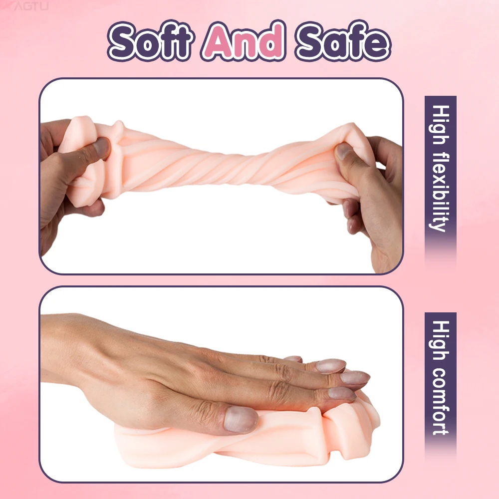 لينة سيليكون ذكر جهاز استمناء جيب كس التحمل ممارسة النقل ذكر الاستمناء منتجات الكبار لعبة الجنس للرجال