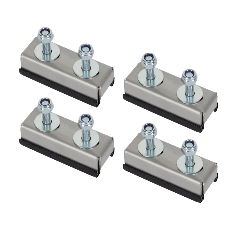 

4 Packs Mororhome Roof Rail Mounting Brackets Solar Panel Roof Rack For Fiat Ducato Peugeot Boxer Citroen Relay RV Accessories