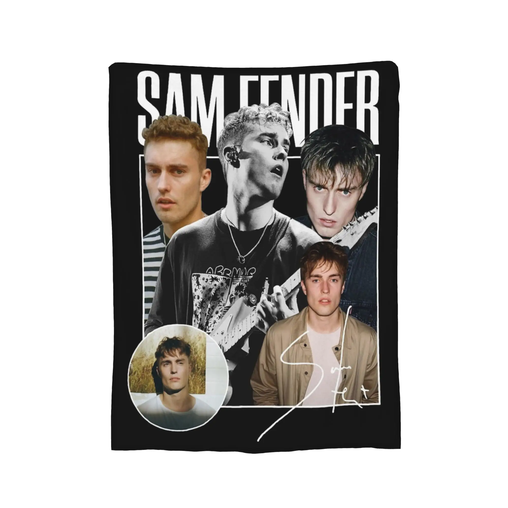 Customize Sam Fenders Blanket Fleece  Winter   Multifunction Soft Throw Blankets for Bedding Office Quilt