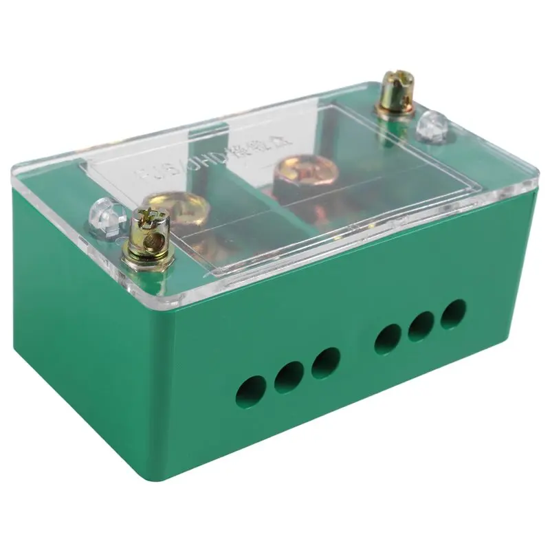 Single Phase Replacement 2-In 6 Outgoing Terminal Box Household Distribution Box Junction Box Terminal Block 220 V(6 Out)-A27I