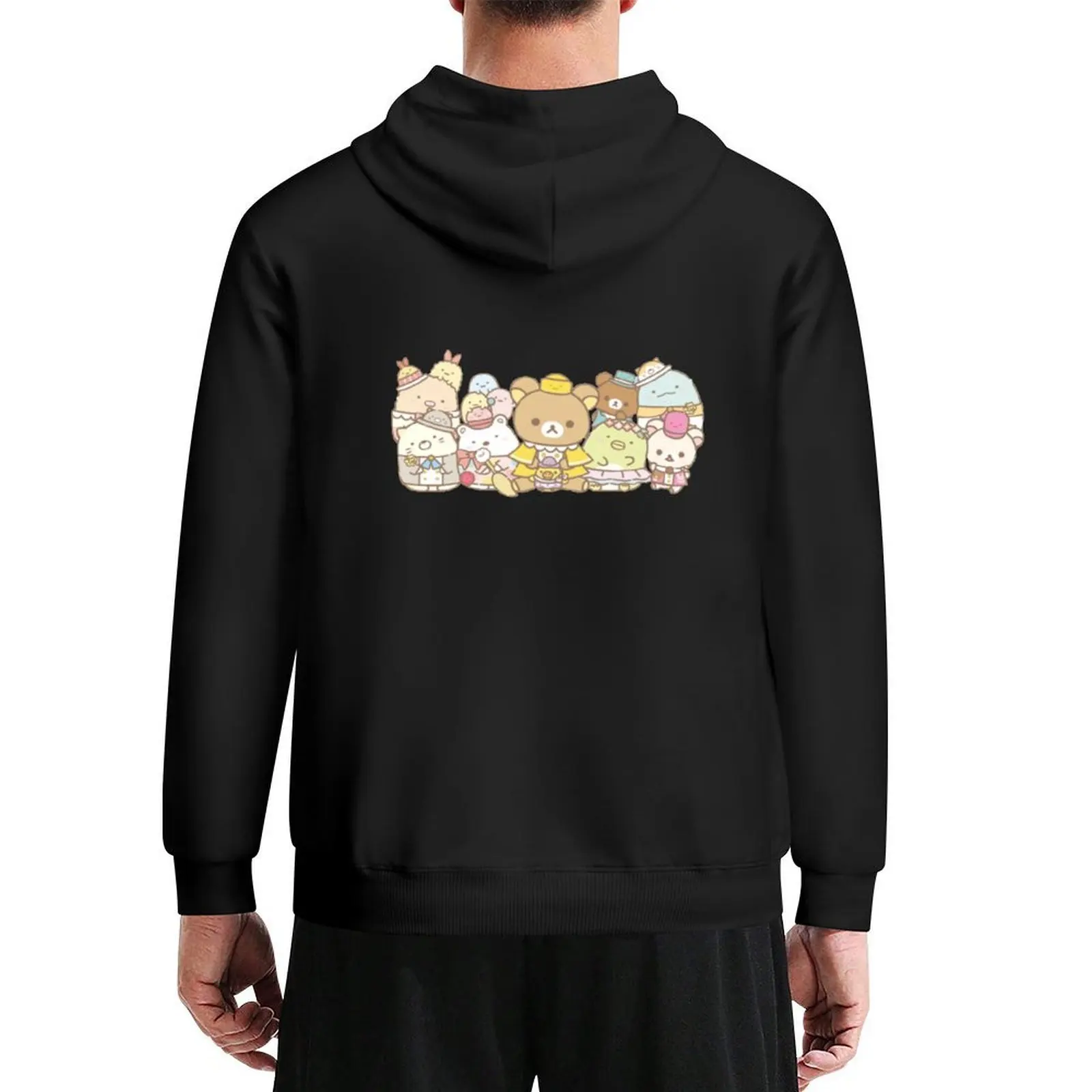 

Rilakkuma and Sumikko Gurashi Inspired Hoodie men's coat korean clothes autumn jacket men graphic t shirts men pullover hoodies