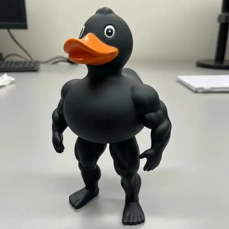 

Muscle Duck Statue Ornament Funny Strong Duck Statue Decoration Crafts Sculpture Ornament Decoration Gift For Fitness Lovers