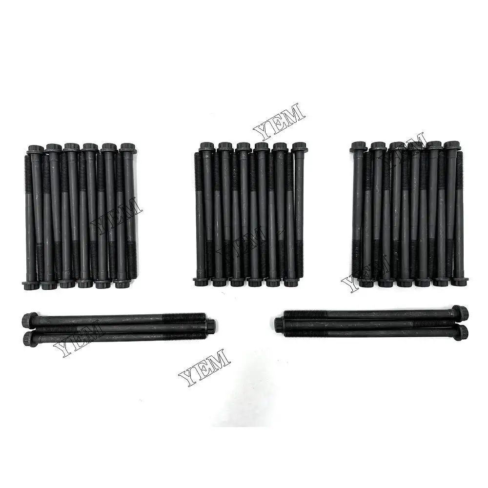 For Isuzu Cylinder Head Bolt 6D24 Engine spare parts (40pcs)