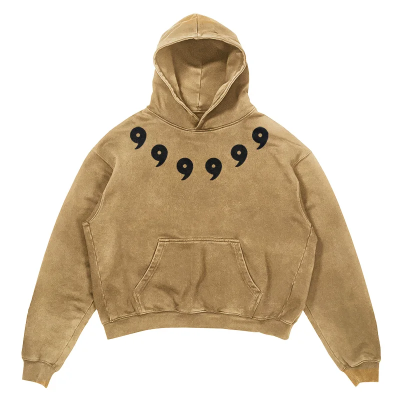 2024 Men\'s Hip Hop Logo Printed Hoodie Sweatshirt Oversized Cotton Streetwear Harajuku Men Clothing Hoodies