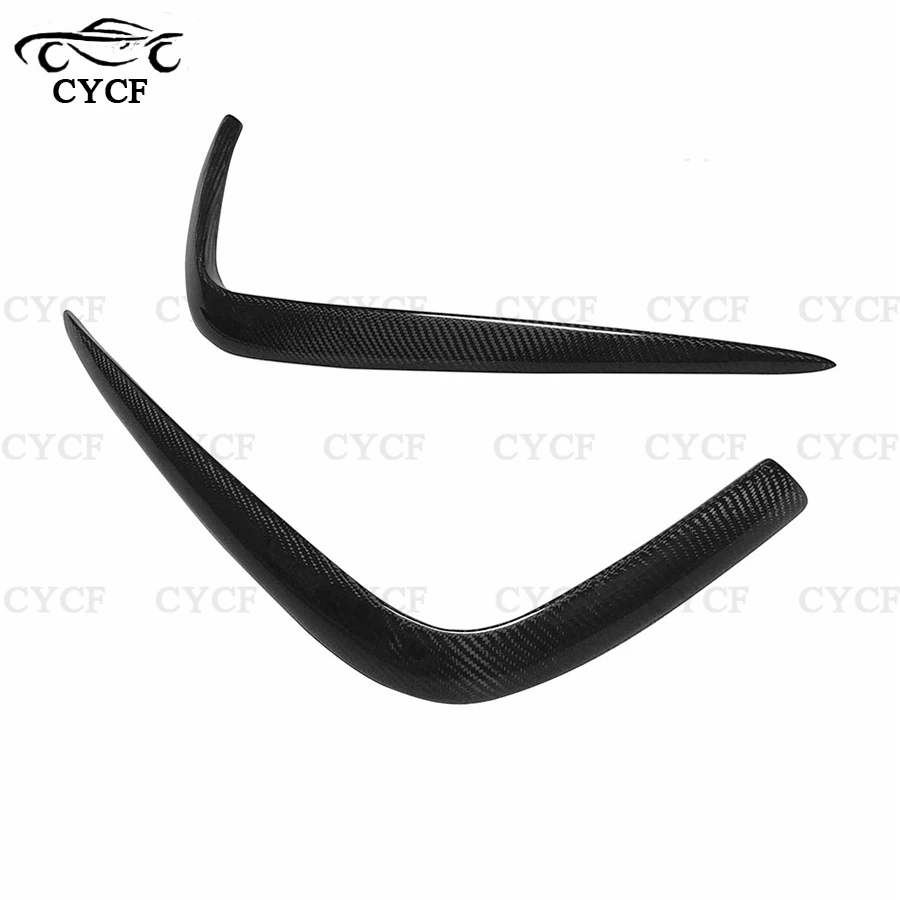 For BMW 5 Series G30 G38 High quality Carbon Fiber Front Bar Wind Knife Trim Cover Car Decoration Retrofitting Accessories