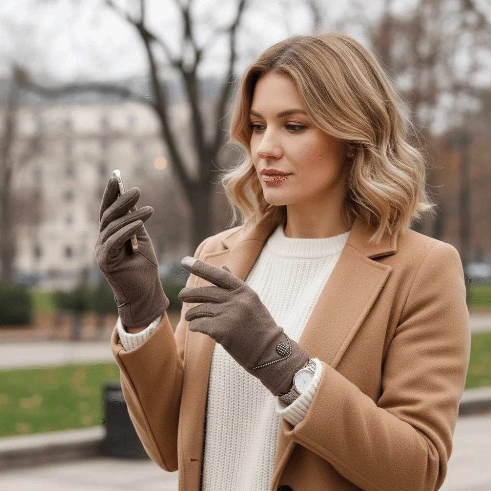 

Теплые морозостойкие теплые перчатки с теплой подкладкой, ветрозащитные лыжные перчатки, утепленные зимние теплые зимние перчатки с длинными пальцами