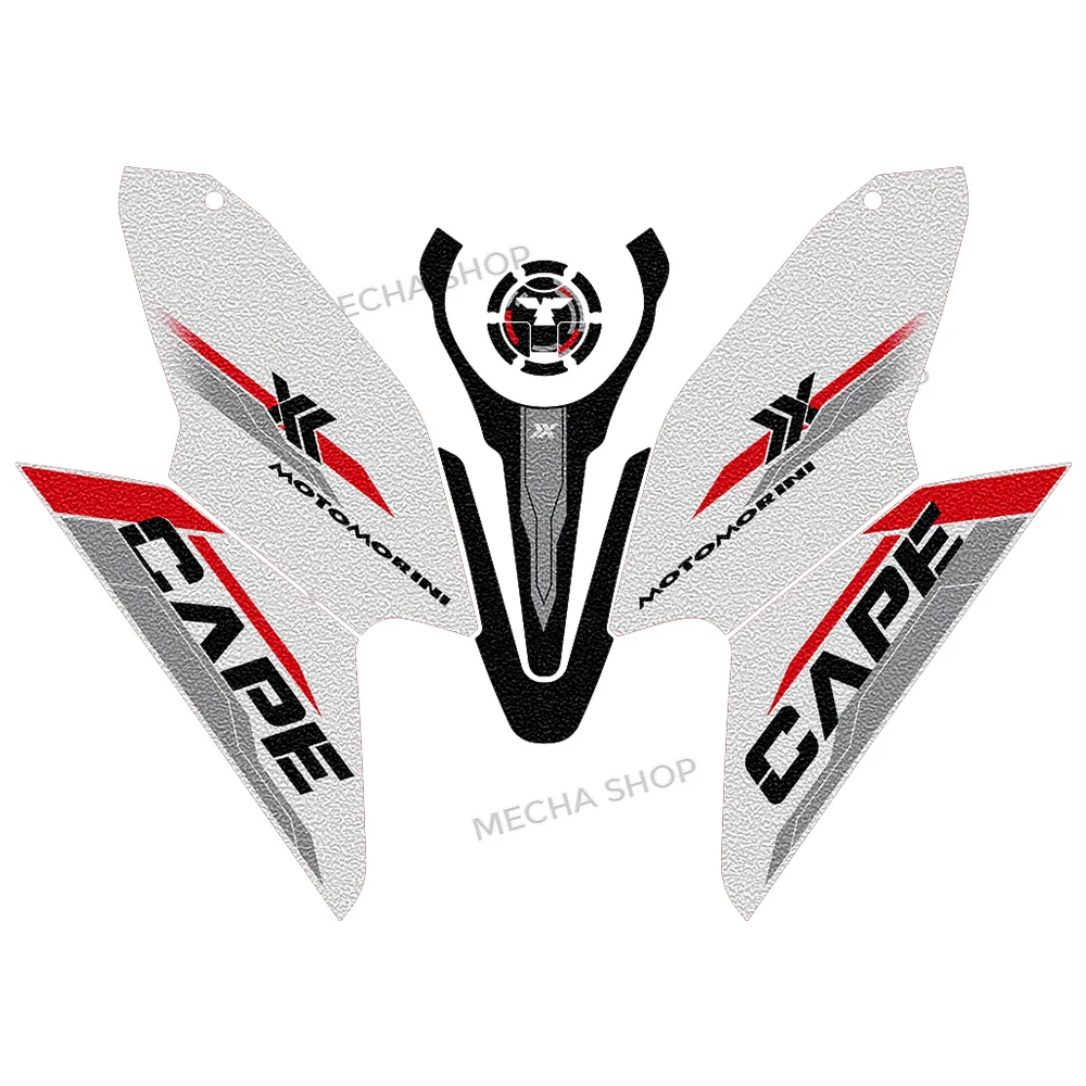 x cape 1200 stickers For Moto Morini X-Cape 1200 Accessories Sticker Frosted Fuel Tank Pad Knee Grip Traction Protection Decal