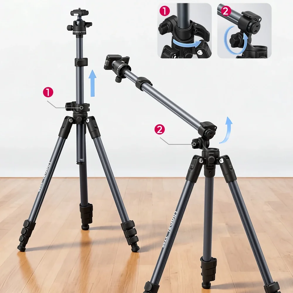 Ulanzi Tt59 2m ترايبود علوي التصوير الجوي اطلاق النار Arca/F38 لوحة الإفراج السريع متوافق الميل التبديل التصوير الأفقي #4