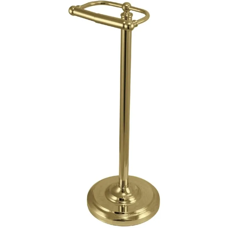 

CC2007 Vintage Freestanding Toilet Paper Holder, Brushed Brass