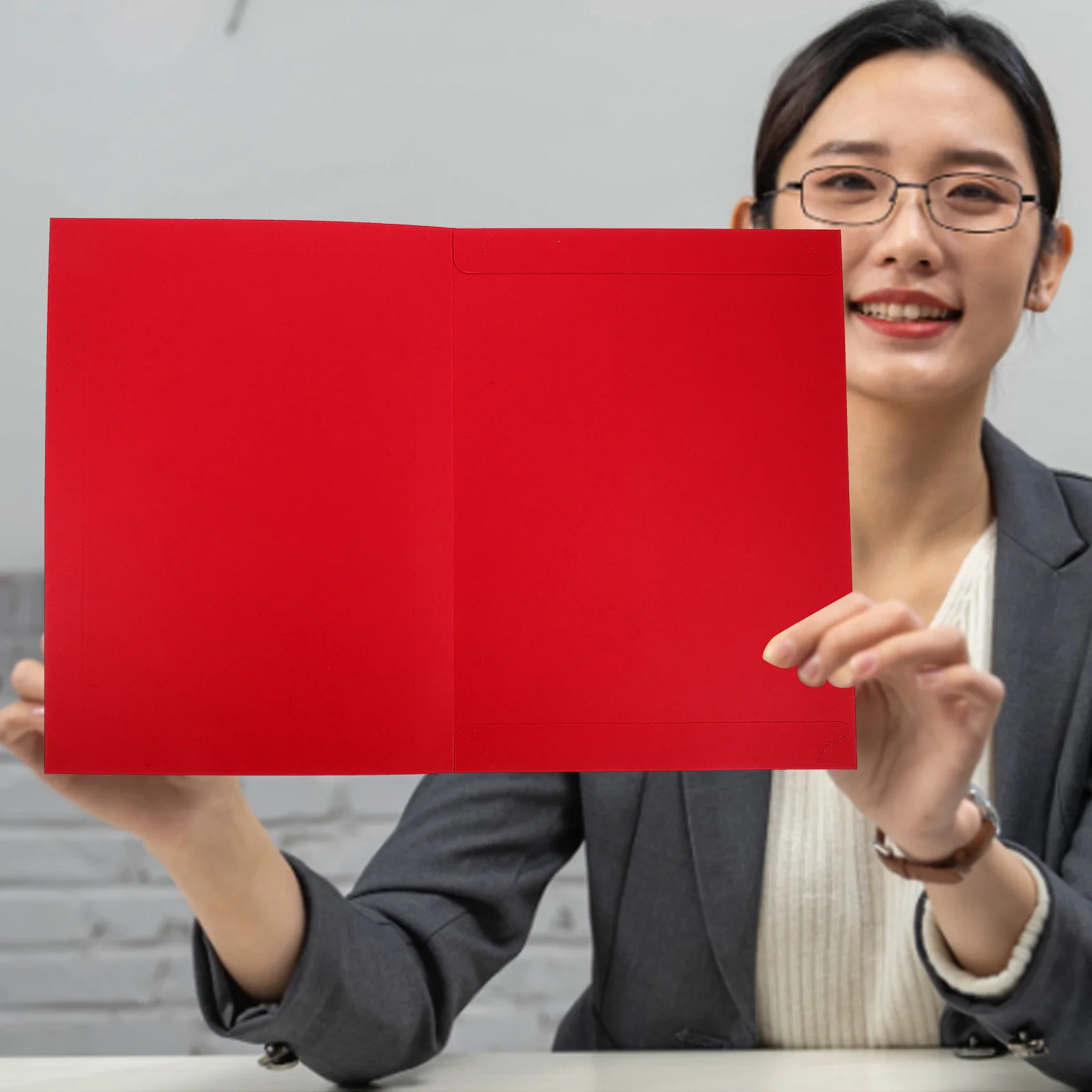 

4pcs A4 Red Color Diploma Holder Blank Gold Frame for Diplomas Award Cover Document Storage Classic Design Long Use