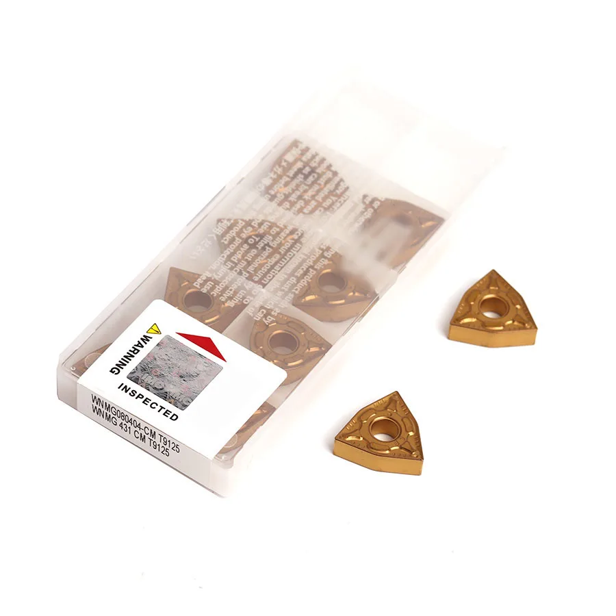 WNMG080404 WNMG080408 CM T9125 WNMG080412 CM T9125 Carbide CNC lathe turning insert High-quality cutting inserts for steel parts
