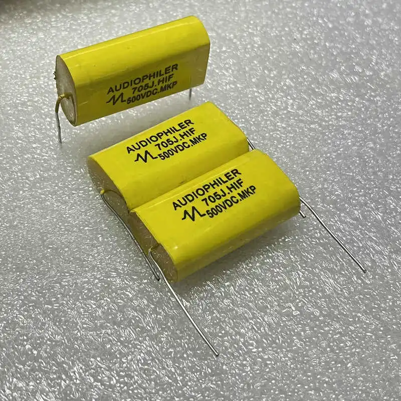 2PCS/LOT  Audiophiler 500VDC 7UF  705J  500V CBB20 Through The Core AC Non-inductive Film Capacitor